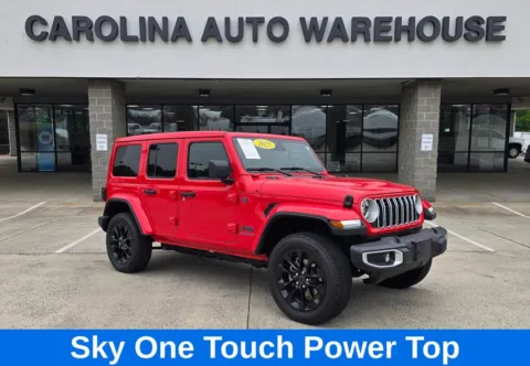 More photos of 2025 Jeep Wrangler Sahara 4xe w/Sky One Touch Power Top at Carolina Auto Warehouse, NC