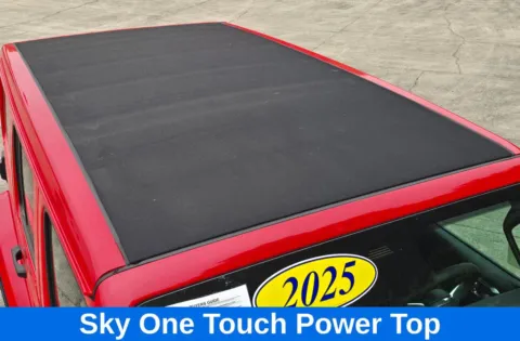 Another view of 2025 Jeep Wrangler Sahara 4xe w/Sky One Touch Power Top for sale in Concord, NC at Carolina Auto Warehouse