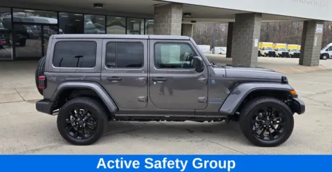 Another view of 2025 Jeep Wrangler Sahara 4xe w/Active Safety Group for sale in Concord, NC at Carolina Auto Warehouse