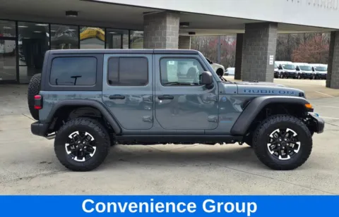 Another view of 2025 Jeep Wrangler Rubicon 4XE w/Convenience and Active Safety Group for sale in Concord, NC at Carolina Auto Warehouse