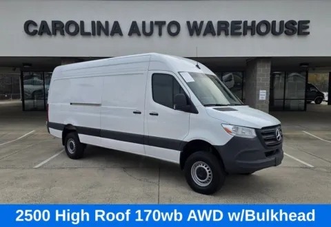 Black 2024 Mercedes-Benz Sprinter 2500 Cargo 170WB High-Roof AWD Diesel W/7" Touch-Screen for sale in Concord, NC