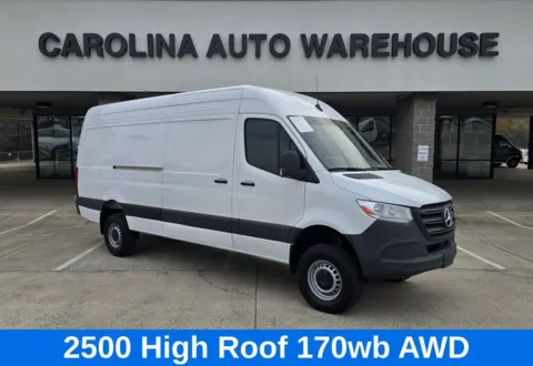 Black 2024 Mercedes-Benz Sprinter 2500 Cargo 170WB High-Roof AWD Diesel W/7" Touch-Screen for sale in Concord, NC