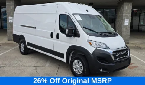 Photos of 2025 Ram ProMaster 3500 High Roof 159WB EXT SLT W/Safety Group and Adaptive Cruise for sale in Concord, NC at Carolina Auto Warehouse