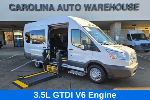 Photos of 2017 Ford Transit-350 XLT 9-Passenger Van w/Wheel Chair Lift for sale in Concord, NC at Carolina Auto Warehouse