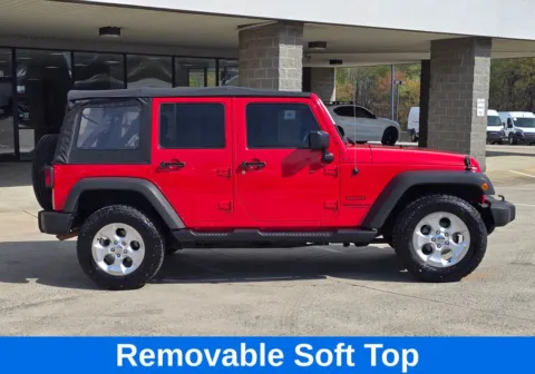 Another view of 2015 Jeep Wrangler Unlimited Sport for sale in Concord, NC at Carolina Auto Warehouse
