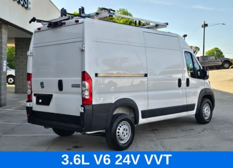 More photos of 2024 Ram ProMaster 2500 High Roof w/Ladder Rack and Shelves at Carolina Auto Warehouse, NC