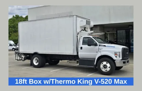 White 2023 Ford F-650SD  Thermo King V-520 Max 18ft Box for sale in Concord, NC