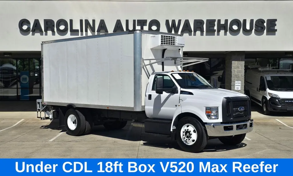White 2023 Ford F-650SD Thermo King V-520 Max 18ft Box for sale in Concord, NC
