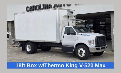 White 2023 Ford F-650SD  Thermo King V-520 Max 18ft Box for sale in Concord, NC