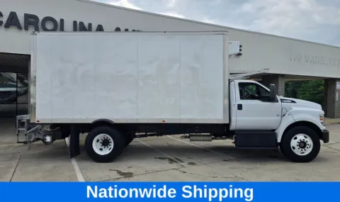 Another view of 2022 Ford F-650SD  Thermo King V-520 Max 18ft Box w/Liftgate for sale in Concord, NC at Carolina Auto Warehouse