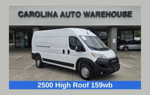 White 2025 Ram ProMaster 2500 High Roof Adaptive Cruise Control w/Stop & Go for sale in Concord, NC
