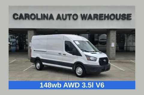 White 2024 Ford Transit-250  Medium Roof 148wb AWD for sale in Concord, NC
