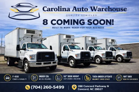 White 2023 Ford F-650SD  Thermo King V-520 Max 18ft Box Truck for sale in Concord, NC