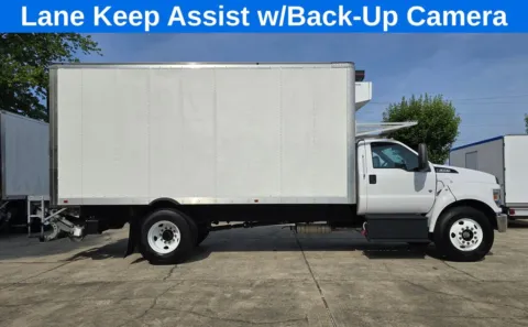 Another view of 2023 Ford F-650SD Thermo King V-520 Max 18ft Box w/Liftgate for sale in Concord, NC at Carolina Auto Warehouse