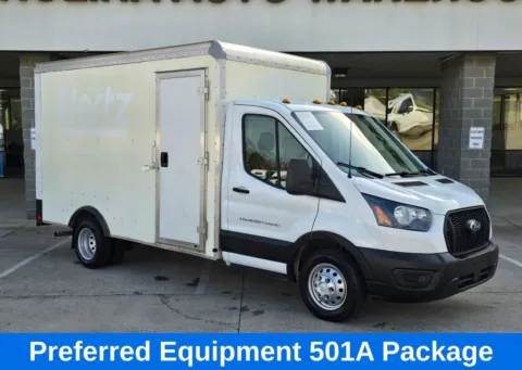 Photos of 2022 Ford Transit-350  Cutaway DRW 12ft Box Truck w/Roll Up Door for sale in Concord, NC at Carolina Auto Warehouse