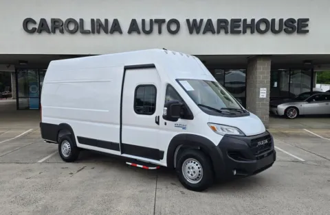 Photos of 2024 Ram ProMaster 3500 EV Super High Roof 159WB EXT w/Shelves and Roll-Up Door for sale in Concord, NC at Carolina Auto Warehouse