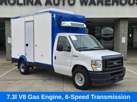 Photos of 2023 Ford E-350SD  Cutaway 12.4ft Reefer Box Truck for sale in Concord, NC at Carolina Auto Warehouse
