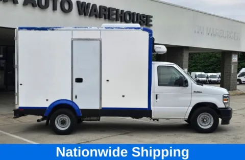 Another view of 2023 Ford E-350SD  Cutaway 12.4ft Reefer Box Truck for sale in Concord, NC at Carolina Auto Warehouse