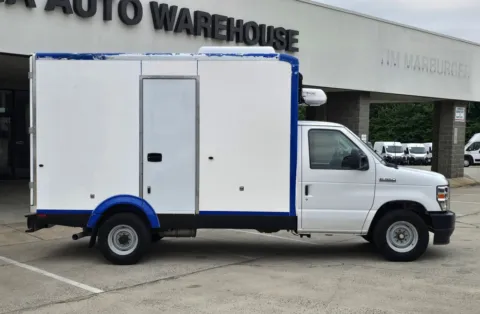 Another view of 2023 Ford E-350SD  Cutaway 12.4ft Reefer Box Truck for sale in Concord, NC at Carolina Auto Warehouse