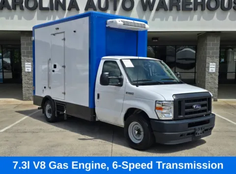 Photos of 2023 Ford E-350SD  Cutaway 11.4ft Reefer Box Truck for sale in Concord, NC at Carolina Auto Warehouse