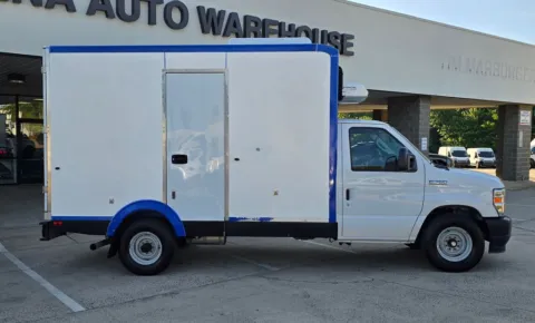 Another view of 2023 Ford E-350SD  Cutaway 12.4ft Reefer Box Truck for sale in Concord, NC at Carolina Auto Warehouse