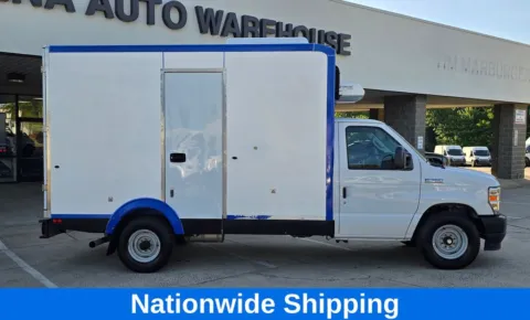 Another view of 2023 Ford E-350SD  Cutaway 12.4ft Reefer Box Truck for sale in Concord, NC at Carolina Auto Warehouse