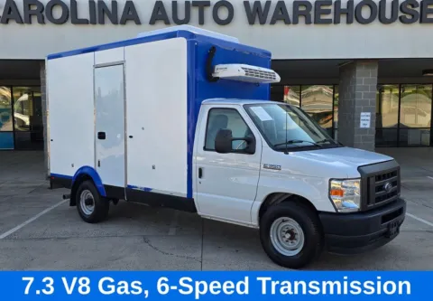 Photos of 2023 Ford E-350SD Cutaway 12.4ft Reefer Box Truck for sale in Concord, NC at Carolina Auto Warehouse