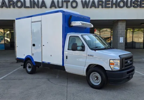 Photos of 2023 Ford E-350SD  Cutaway 12.4ft Reefer Box Truck for sale in Concord, NC at Carolina Auto Warehouse
