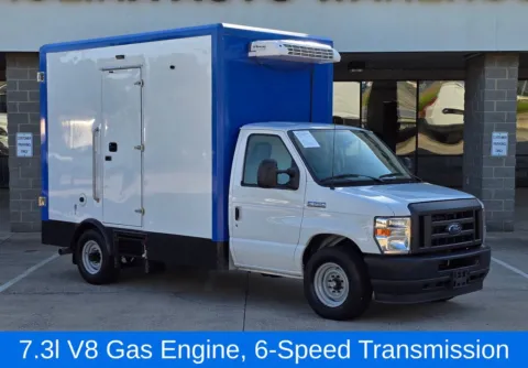 Photos of 2023 Ford E-350SD  Cutaway 11.4ft Reefer Box Truck for sale in Concord, NC at Carolina Auto Warehouse