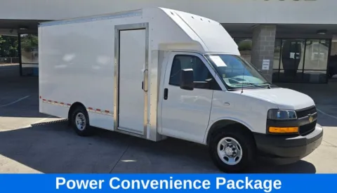Photos of 2023 Chevrolet Express 3500 Work Van Cutaway 14ft Box w/Shelves and Roll-Up Door for sale in Concord, NC at Carolina Auto Warehouse