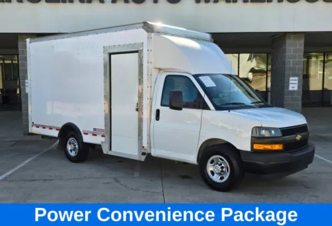 Photos of 2023 Chevrolet Express 3500 Work Van Cutaway 14ft w/Shelves and Roll-Up Door for sale in Concord, NC at Carolina Auto Warehouse
