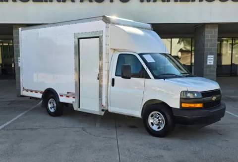 Photos of 2023 Chevrolet Express 3500 Work Van Cutaway 14ft w/Shelves and Roll-Up Door for sale in Concord, NC at Carolina Auto Warehouse