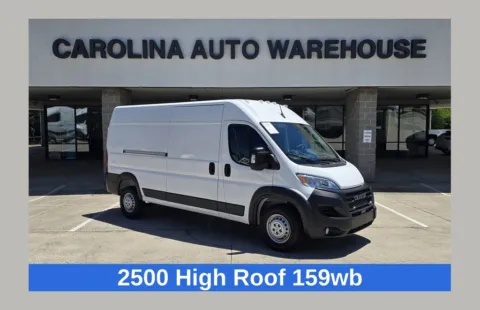 White 2026 Ram ProMaster 2500 High Roof 159WB w/Adaptive Cruise Control w/Stop & Go for sale in Concord, NC