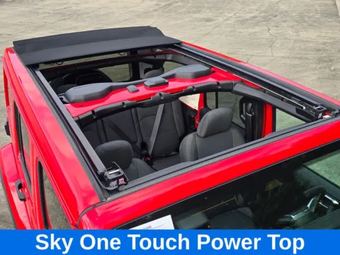 Another view of 2025 Jeep Wrangler Sahara 4xe w/Sky One Touch Power Top for sale in Concord, NC at Carolina Auto Warehouse