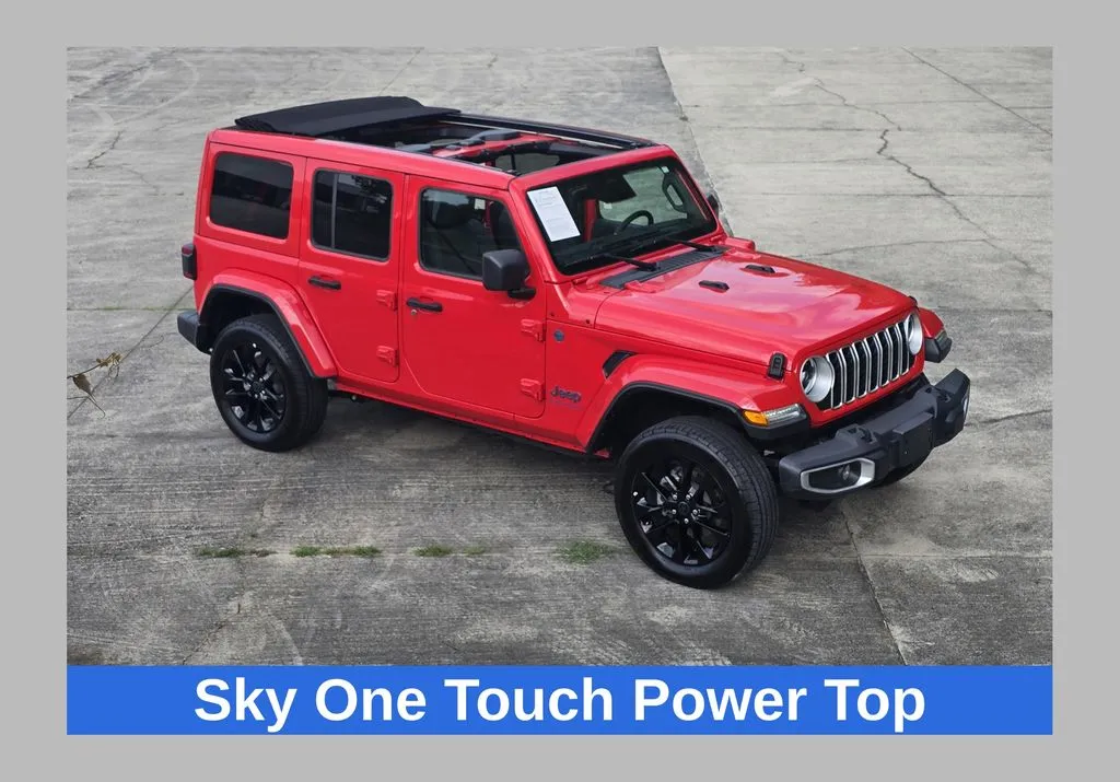 2025 Jeep Wrangler Sahara 4xe w/Sky One Touch Power Top for sale in Concord, NC