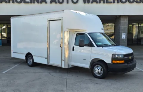Photos of 2021 Chevrolet Express 3500 Work Van Cutaway 16ft Box w/Side Door and Shelves for sale in Concord, NC at Carolina Auto Warehouse