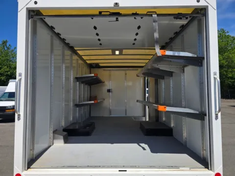 Another view of 2021 Chevrolet Express 3500 Work Van Cutaway 16ft Box w/Side Door and Shelves for sale in Concord, NC at Carolina Auto Warehouse