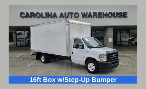 White 2023 Ford E-350SD  Cutaway DRW 16ft Box w/Step-Up Bumper for sale in Concord, NC