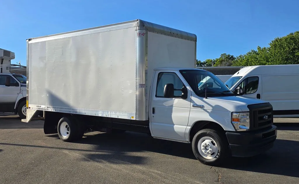 White 2023 Ford E-350SD  Cutaway DRW 16ft Box w/Step-Up Bumper for sale in Concord, NC