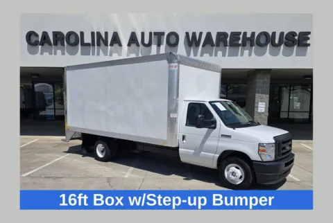 White 2023 Ford E-350SD  Cutaway DRW 16ft Box w/Step-Up Bumper for sale in Concord, NC