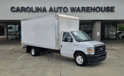 White 2023 Ford E-350SD  Cutaway DRW 16ft Box w/Step-Up Bumper for sale in Concord, NC