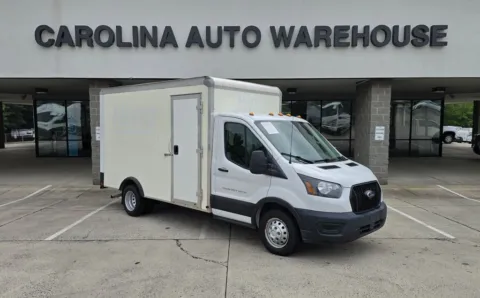 White 2022 Ford Transit-350  12ft Box w/Roll-Up Door and Side Door for sale in Concord, NC