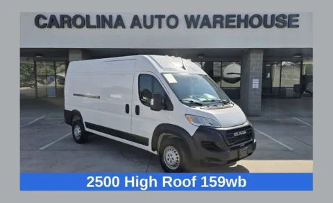 White 2023 Ram ProMaster 2500 High Roof 159wb w/Rear Windows for sale in Concord, NC