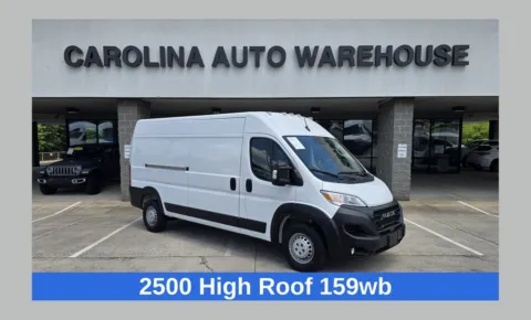 White 2024 Ram ProMaster 2500 High Roof w/Adaptive Cruise Control w/Stop & Go for sale in Concord, NC