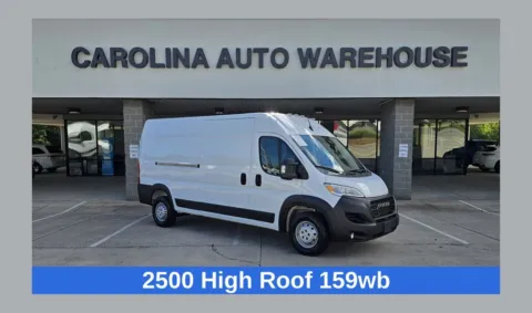 White 2025 Ram ProMaster 2500 High Roof Adaptive Cruise Control w/Stop & Go for sale in Concord, NC