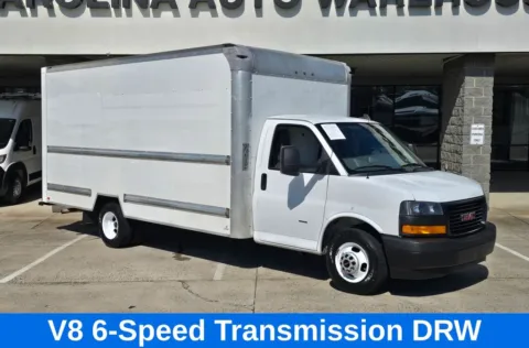 Photos of 2021 GMC Savana 3500 Work Van DRW 16ft Box w/Roll-up Door and Pull Out Ramp for sale in Concord, NC at Carolina Auto Warehouse
