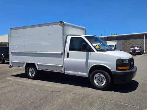 White 2021 GMC Savana 3500 Work Van SRW 12ft Box w/Step-Up Bumper for sale in Concord, NC