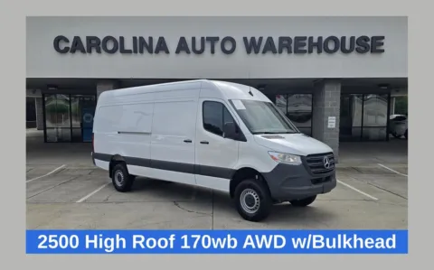 Black 2024 Mercedes-Benz Sprinter 2500 Cargo 170WB High-Roof AWD Diesel W/7" Touch-Screen for sale in Concord, NC