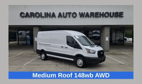 White 2023 Ford Transit-250  Medium Roof 148WB AWD for sale in Concord, NC