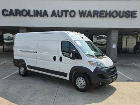 White 2025 Ram ProMaster 2500 High Roof w/Adaptive Cruise Control w/Stop & Go for sale in Concord, NC